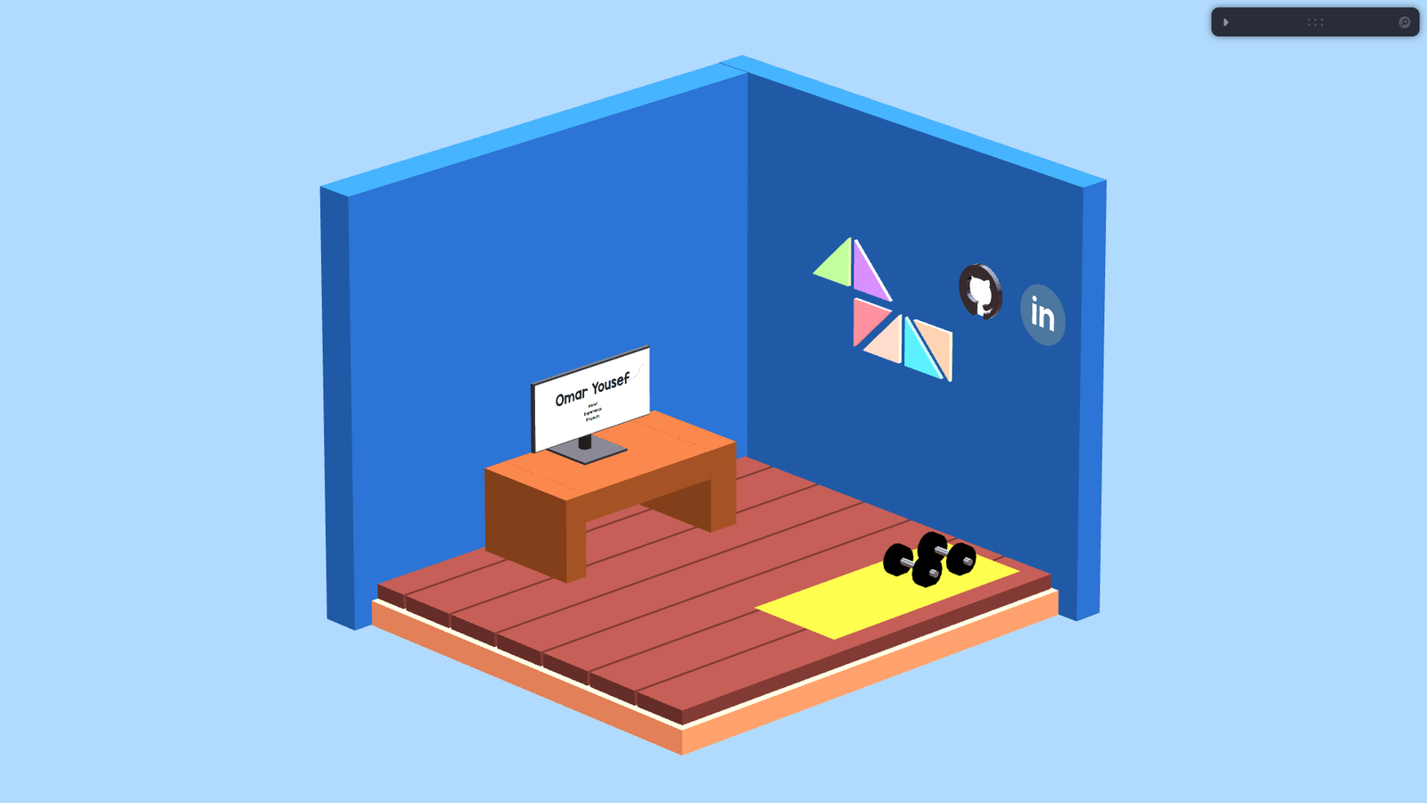 Green double couch with wooden legs